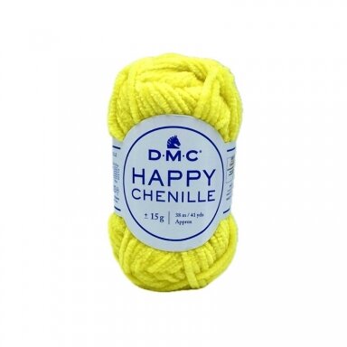DMC Happy Chenille siūlai, geltonos sp. ±15g 