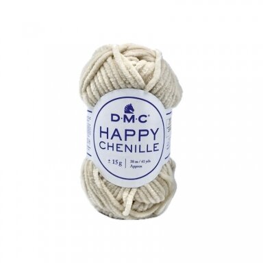 DMC Happy Chenille siūlai, kreminės sp. ±15g 
