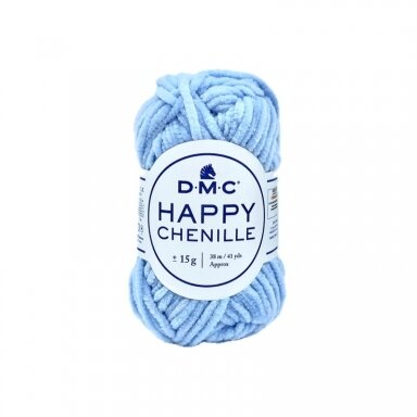 DMC Happy Chenille siūlai, žydros sp. ±15g 