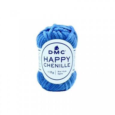 DMC Happy Chenille siūlai, žydros sp. ±15g 