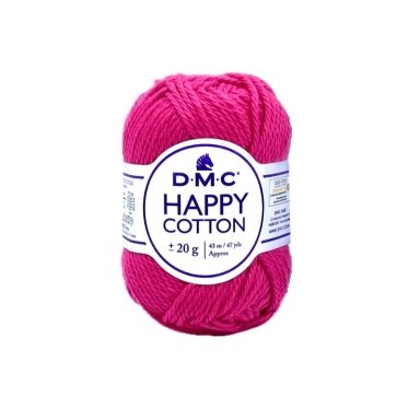 DMC Happy Cotton siūlai, ciklameno sp. ±20g DMC Happy Cotton siūlai, ciklameno sp. ±20g