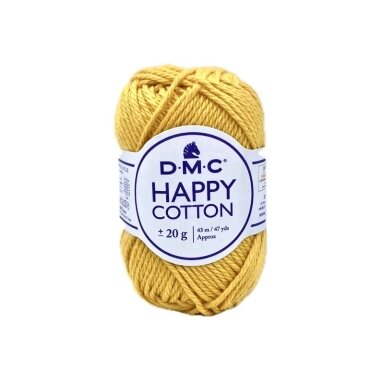DMC Happy Cotton siūlai, garstyčių sp. ±20g DMC Happy Cotton siūlai, garstyčių sp. ±20g