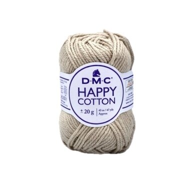 DMC Happy Cotton siūlai, kreminės sp. ±20g DMC Happy Cotton siūlai, kreminės sp. ±20g