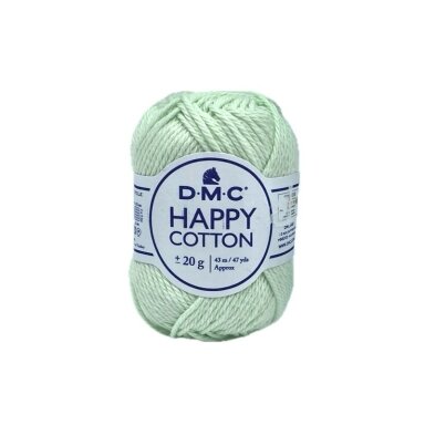 DMC Happy Cotton siūlai, mėtinės sp. ±20g DMC Happy Cotton siūlai, mėtinės sp. ±20g