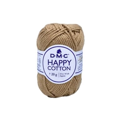 DMC Happy Cotton siūlai, rudos sp. ±20g DMC Happy Cotton siūlai, rudos sp. ±20g