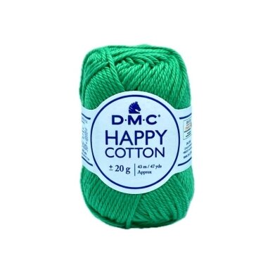 DMC Happy Cotton siūlai, žalios sp. ±20g DMC Happy Cotton siūlai, žalios sp. ±20g