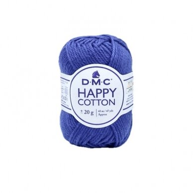 DMC Happy Cotton siūlai, mėlynos sp. ±20g DMC Happy Cotton siūlai, mėlynos sp. ±20g