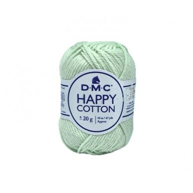 DMC Happy Cotton siūlai, mėtinės sp. ±20g DMC Happy Cotton siūlai, mėtinės sp. ±20g