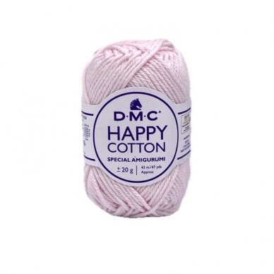 DMC Happy Cotton siūlai, rožinės sp. ±20g DMC Happy Cotton siūlai, rožinės sp. ±20g