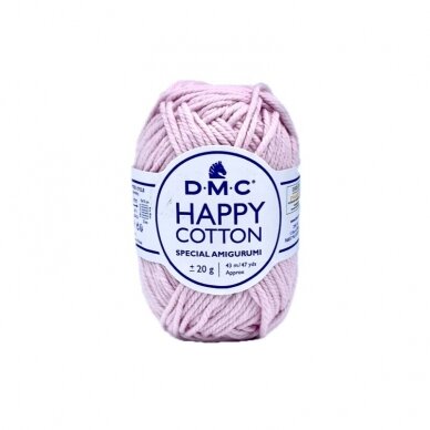 DMC Happy Cotton siūlai, rožinės sp. ±20g DMC Happy Cotton siūlai, rožinės sp. ±20g