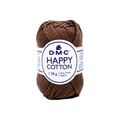 DMC Happy Cotton siūlai, rudos sp. ±20g DMC Happy Cotton siūlai, rudos sp. ±20g