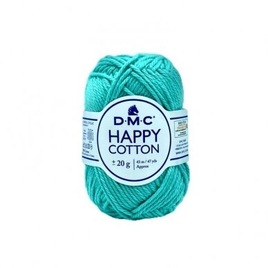 DMC Happy Cotton siūlai, turkio sp. ±20g DMC Happy Cotton siūlai, turkio sp. ±20g
