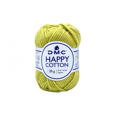 DMC Happy Cotton siūlai, žalsvos sp. ±20g DMC Happy Cotton siūlai, žalsvos sp. ±20g