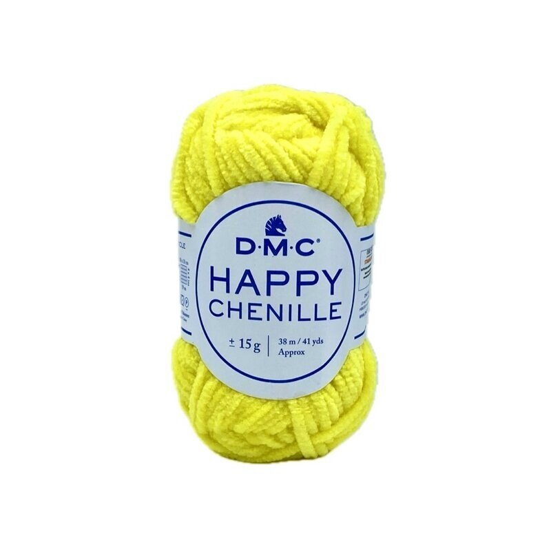 DMC Happy Chenille siūlai, geltonos sp. ±15g
DMC Happy Chenille siūlai, geltonos sp. ±15g