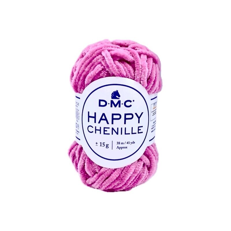 DMC Happy Chenille siūlai, rožinės sp. ±15g
DMC Happy Chenille siūlai, rožinės sp. ±15g