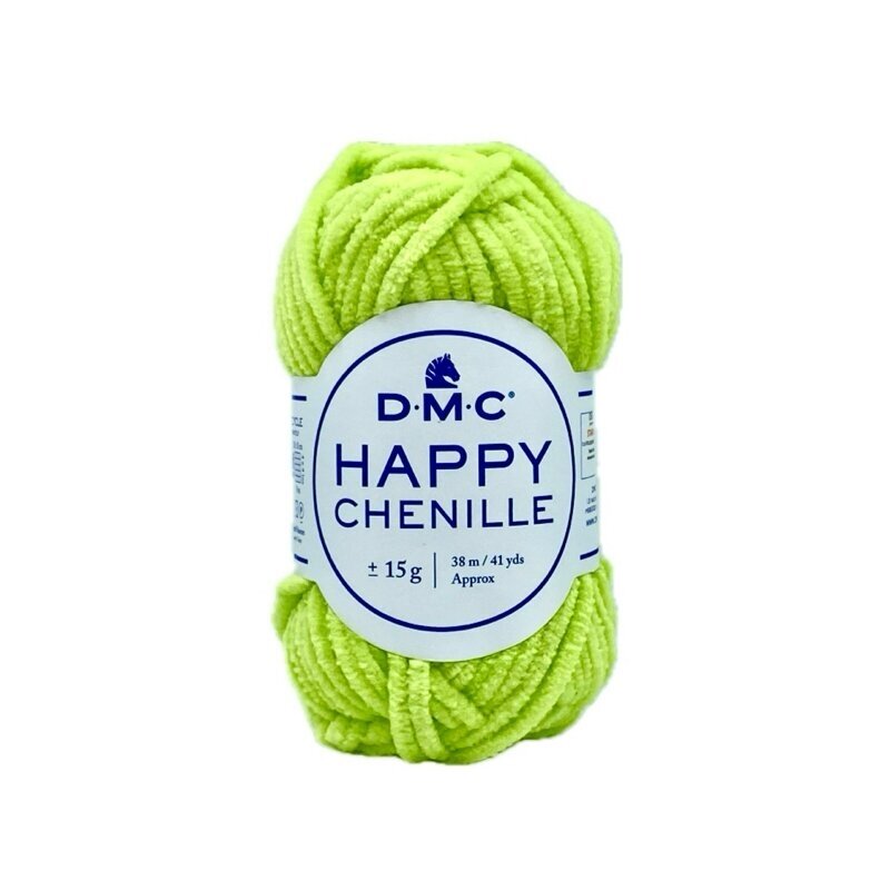 DMC Happy Chenille siūlai, salotinės sp. ±15g
DMC Happy Chenille siūlai, salotinės sp. ±15g
