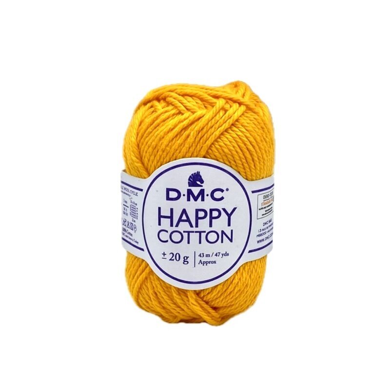 DMC Happy Cotton siūlai, oranžinės sp. ±20g DMC Happy Cotton siūlai, oranžinės sp. ±20g