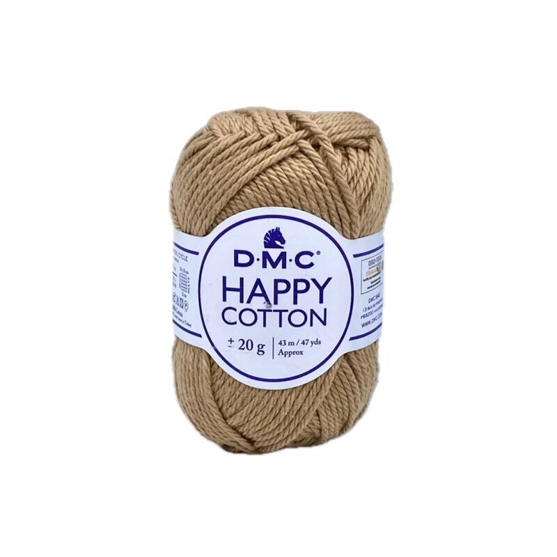 DMC Happy Cotton siūlai, rudos sp. ±20g DMC Happy Cotton siūlai, rudos sp. ±20g