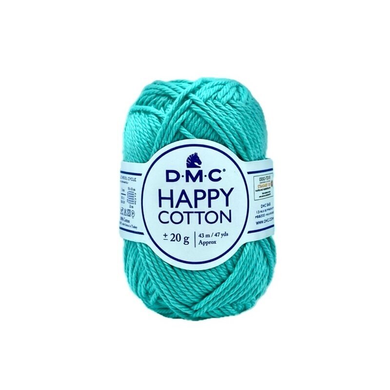 DMC Happy Cotton siūlai, turkio sp. ±20g DMC Happy Cotton siūlai, turkio sp. ±20g