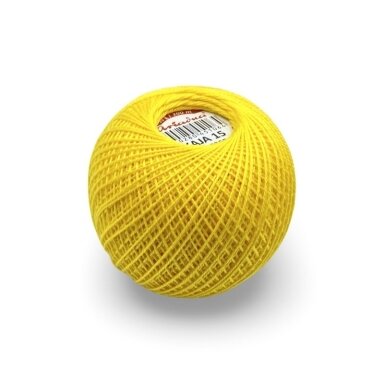 Geltonos sp. Ariadna Kaja 15 nėrimo siūlai, 30g Geltonos sp. Ariadna Kaja 15 nėrimo siūlai, 30g
