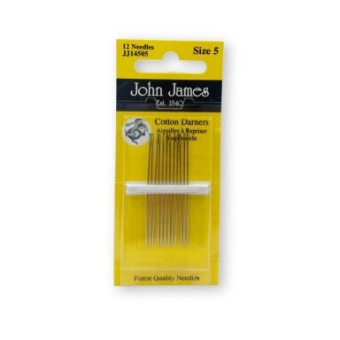 John James Cotton Darners adatos siuvinėjimui, Nr.5, 12vnt.