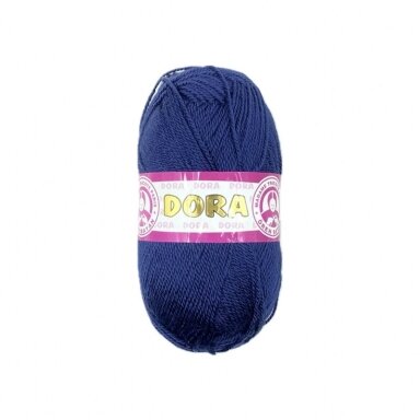 Madame Tricote Paris Dora siūlai, indigo sp. 019 Madame Tricote Paris Dora siūlai, indigo sp. 019
