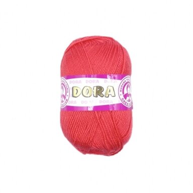 Madame Tricote Paris Dora siūlai, koralų sp. 002 Madame Tricote Paris Dora siūlai, koralų sp. 002