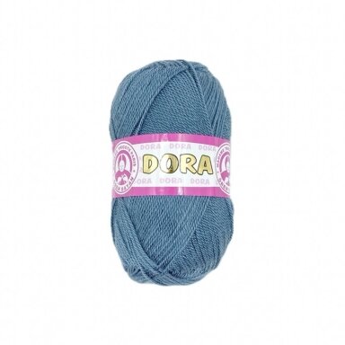 Madame Tricote Paris Dora siūlai, melsvos sp. 018 Madame Tricote Paris Dora siūlai, melsvos sp. 018