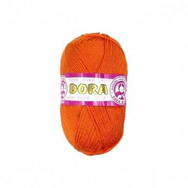 Madame Tricote Paris Dora siūlai, oranžinės sp. 031 Madame Tricote Paris Dora siūlai, oranžinės sp. 031