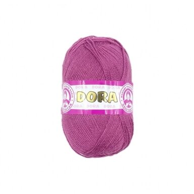 Madame Tricote Paris Dora siūlai, pelenų rožinės sp. 051 Madame Tricote Paris Dora siūlai, pelenų rožinės sp. 051