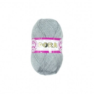 Madame Tricote Paris Dora siūlai, pilkos sp. 007 Madame Tricote Paris Dora siūlai, pilkos sp. 007