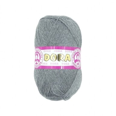 Madame Tricote Paris Dora siūlai, pilkos sp. 008 Madame Tricote Paris Dora siūlai, pilkos sp. 008