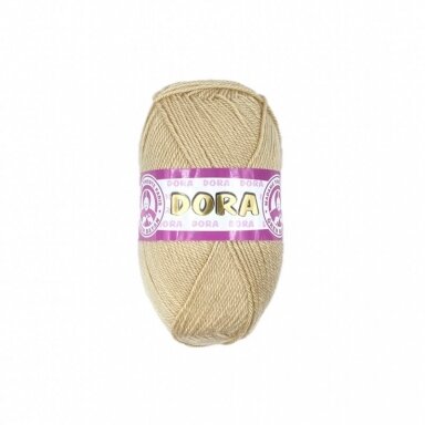 Madame Tricote Paris Dora siūlai, šviesiai rudos sp. 114 Madame Tricote Paris Dora siūlai, šviesiai rudos sp. 114