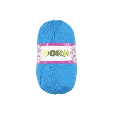 Madame Tricote Paris Dora siūlai, žydros sp. 025 Madame Tricote Paris Dora siūlai, žydros sp. 025