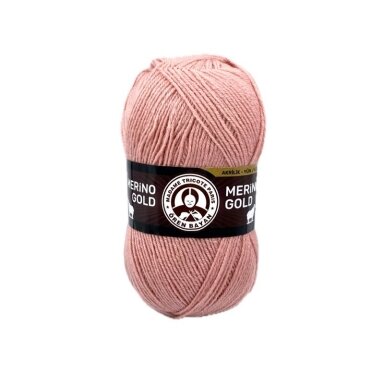 Madame Tricote Paris Merino Gold siūlai, rausvos sp. 100g Madame Tricote Paris Merino Gold siūlai, rausvos sp. 100g