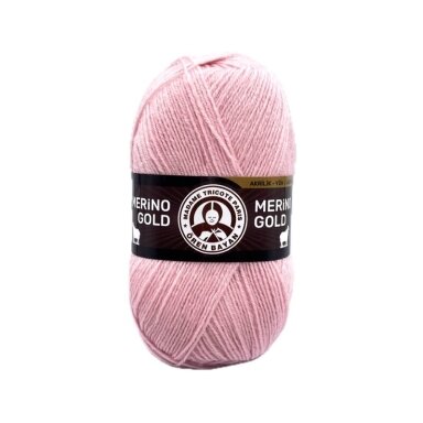 Madame Tricote Paris Merino Gold siūlai, rožinės sp. 100g Madame Tricote Paris Merino Gold siūlai, rožinės sp. 100g