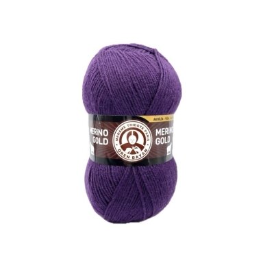 Madame Tricote Paris Merino Gold siūlai, violetinės sp. 100g Madame Tricote Paris Merino Gold siūlai, violetinės sp. 100g