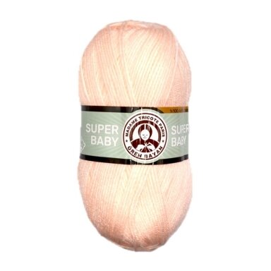 Madame Tricote Paris Super Baby siūlai, persikinės sp. 100g Madame Tricote Paris Super Baby siūlai, persikinės sp. 100g