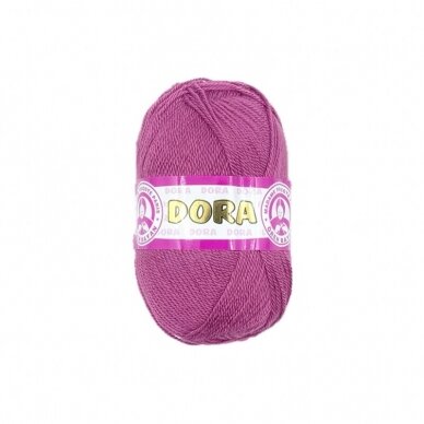 Madame Tricote Paris Dora siūlai, pelenų rožinės sp. 051 Madame Tricote Paris Dora siūlai, pelenų rožinės sp. 051