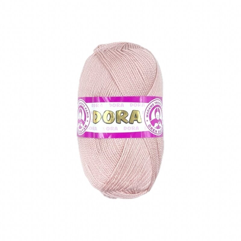 Madame Tricote Paris Dora siūlai, pelenų rožinės sp. 001 Madame Tricote Paris Dora siūlai, pelenų rožinės sp. 001