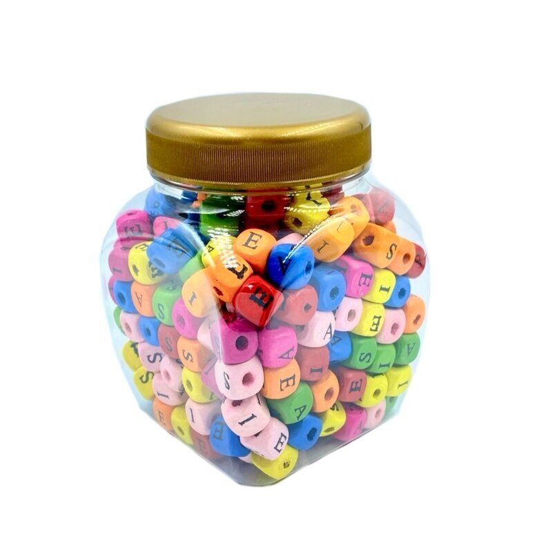 Medinių karoliukų mix, ±180g 1 Medinių karoliukų mix, ±180g 1