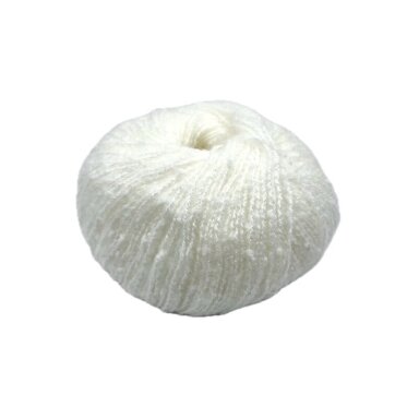 Moheros siūlai BUBBLE, pieno baltumo sp. 50g Moheros siūlai BUBBLE, pieno baltumo sp. 50g
