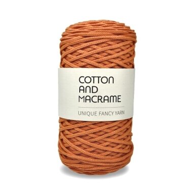Oranžinės sp. macrame virvė, ±150m Oranžinės sp. macrame virvė, ±150m