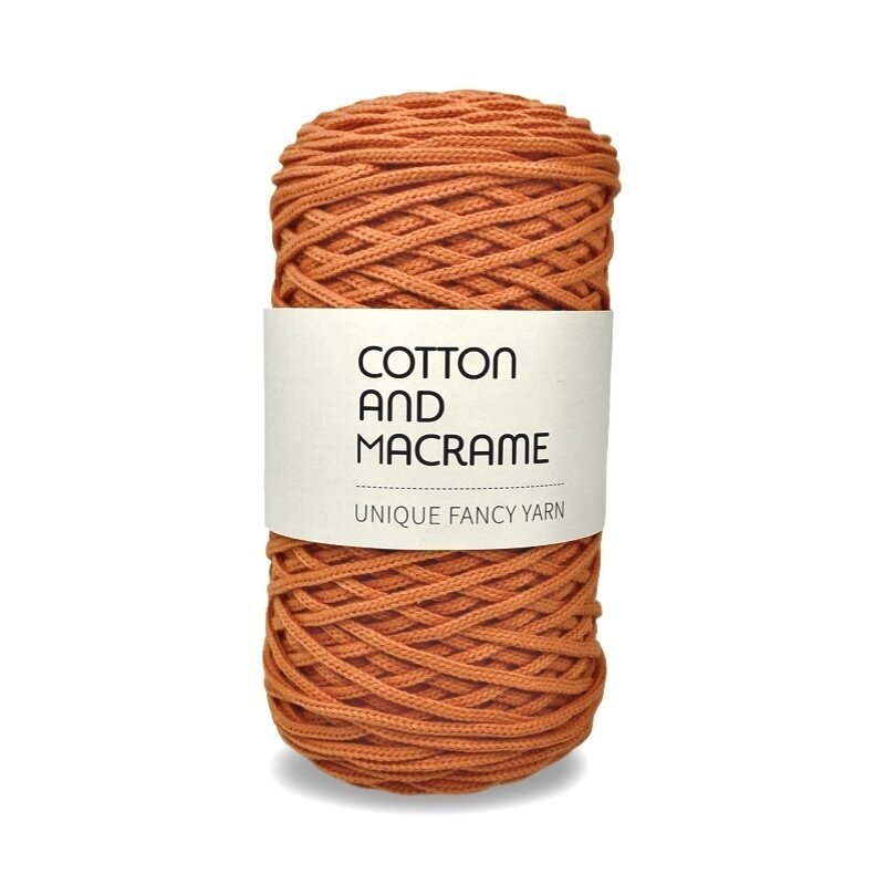 Oranžinės sp. macrame virvė, ±150m Oranžinės sp. macrame virvė, ±150m