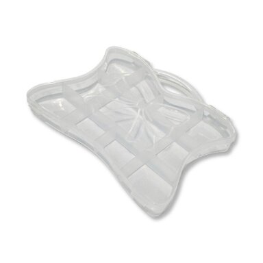 Plastikinė dėžutė, lagaminėlio formos, skaidrios sp. 11 skyrių, 1vnt. Plastikinė dėžutė, lagaminėlio formos, skaidrios sp. 11 skyrių, 1vnt.
