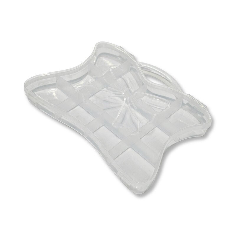 Plastikinė dėžutė, lagaminėlio formos, skaidrios sp. 11 skyrių, 1vnt. Plastikinė dėžutė, lagaminėlio formos, skaidrios sp. 11 skyrių, 1vnt.