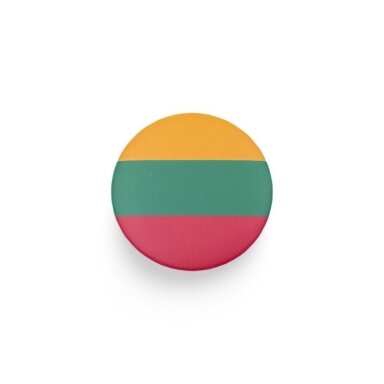 Sagė su Lietuvos vėliavos spalvomis, 1vnt. Sagė su Lietuvos vėliavos spalvomis, 1vnt.