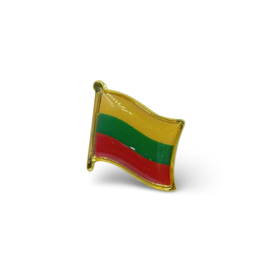 Sagė- ženkliukas Lietuvos vėliava, 1vnt. Sagė- ženkliukas Lietuvos vėliava, 1vnt.