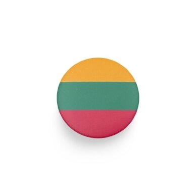 Sagė su Lietuvos vėliavos spalvomis, 1vnt. Sagė su Lietuvos vėliavos spalvomis, 1vnt.