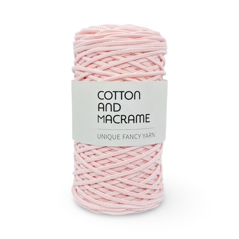 Rožinės sp. macrame virvė, ±150m Rožinės sp. macrame virvė, ±150m